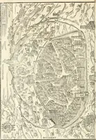 An illustration from Discovrs historial de l'antiqve et illvstre cité de Nismes en la Gaule narbonoise : auec les portraitz des plus antiques & insignes bastimens dudit lieu, reduitz à leur vraye mesure & proportion, ensemble de l'antique & moderne ville (1560)