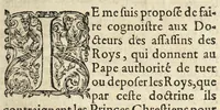 An illustration from Discovrs povr la seureté de la vie et de l'estat des roys. (1615)
