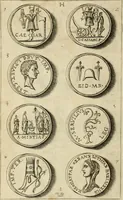 An illustration from Discovrs svr les medalles et gravevres antiques, principalement romaines. Plus, vne exposition particuliere de quelques planches ou tables estans sur la fin de ce liure, esquelles sont monstrees diuerses medalles & graueures antiques, rares & exquises (1579)