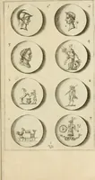 An illustration from Discovrs svr les medalles et gravevres antiques, principalement romaines. Plus, vne exposition particuliere de quelques planches ou tables estans sur la fin de ce liure, esquelles sont monstrees diuerses medalles & graueures antiques, rares & exquises (1579)
