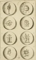 An illustration from Discovrs svr les medalles et gravevres antiques, principalement romaines. Plus, vne exposition particuliere de quelques planches ou tables estans sur la fin de ce liure, esquelles sont monstrees diuerses medalles & graueures antiques, rares & exquises (1579)
