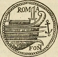 Picture 13 of 60 from Discovrs svr les medalles et gravevres antiques, principalement romaines. Plus, vne exposition particuliere de quelques planches ou tables estans sur la fin de ce liure, esquelles sont monstrees diuerses medalles & graueures antiques, rares & exquises (1579), leaf 64