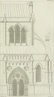 An illustration from An attempt to discriminate the styles of architecture in England : from the Conquest to the Reformation : with notices of above three thousand British edifices : preceded by a sketch of the Grecian and Roman orders (1825)