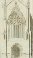 An illustration from An attempt to discriminate the styles of architecture in England : from the Conquest to the Reformation : with notices of above three thousand British edifices : preceded by a sketch of the Grecian and Roman orders (1825)
