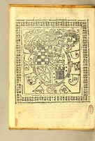 An illustration from Discurso del meior arbitrio de Philippo IIII, el grande rey de las Españas, y emperador de las Indias. : Eleccion de Maria Santissima S.N. por patrona de su española monarchia, y protectora de sus cathólicas armas. Predicado en el solemnissimo nouenario, que por orden de Su Magestad se celebrò en la cathedral metropolitana desta corte de Lima: y por acuerdo de sus dos principes a la deuotissima imagen de Nuestra Señora del Rosario. (1644)