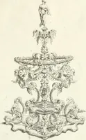 An illustration from Disegni del convito fatto dall'illustrissimo signor senatore Francesco Ratta all'illustrissimo publico, eccelsi signori anziani & altra nobilità : terminando il svo confalonierato li 28. febraro 1693 (1693)