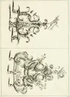 An illustration from Disegni del convito fatto dall'illustrissimo signor senatore Francesco Ratta all'illustrissimo publico, eccelsi signori anziani & altra nobilità : terminando il svo confalonierato li 28. febraro 1693 (1693)