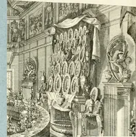 Picture 2 of 7 from Disegni del convito fatto dall'illustrissimo signor senatore Francesco Ratta all'illustrissimo publico, eccelsi signori anziani & altra nobilità : terminando il svo confalonierato li 28. febraro 1693 (1693), leaf 3