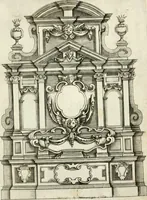 An illustration from Disegni varii di depositi o' sepulcri (1619)