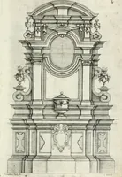 An illustration from Disegni varii di depositi o' sepulcri (1619)