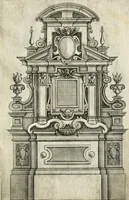 An illustration from Disegni varii di depositi o' sepulcri (1619)