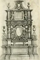 An illustration from Disegni varii di depositi o' sepulcri (1619)