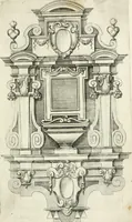 An illustration from Disegni varii di depositi o' sepulcri (1619)