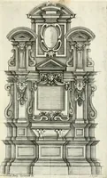 An illustration from Disegni varii di depositi o' sepulcri (1619)