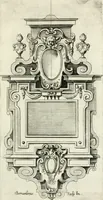 An illustration from Disegni varii di depositi o' sepulcri (1619)