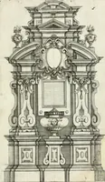 An illustration from Disegni varii di depositi o' sepulcri (1619)