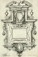 An illustration from Disegni varii di depositi o' sepulcri (1619)