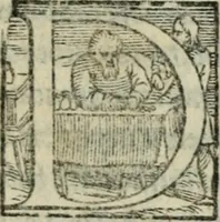 An illustration from Disegno del Doni : partito in piv ragionamenti, ne qvali si tratta della scoltvra et pittvra : de colori, de getti, de modegli, con molte cose appartenenti a quest'arti : & si termina la nobiltà dell'una et dell'altra professione : con historie, essempi, et sentenze : & nel fine alcune lettere che trattano della medesima materia (1549)