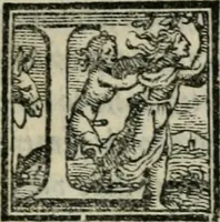 An illustration from Disegno del Doni : partito in piv ragionamenti, ne qvali si tratta della scoltvra et pittvra : de colori, de getti, de modegli, con molte cose appartenenti a quest'arti : & si termina la nobiltà dell'una et dell'altra professione : con historie, essempi, et sentenze : & nel fine alcune lettere che trattano della medesima materia (1549)
