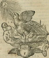 An illustration from Disegno del Doni : partito in piv ragionamenti, ne qvali si tratta della scoltvra et pittvra : de colori, de getti, de modegli, con molte cose appartenenti a quest'arti : & si termina la nobiltà dell'una et dell'altra professione : con historie, essempi, et sentenze : & nel fine alcune lettere che trattano della medesima materia (1549)