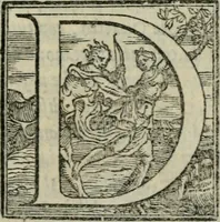 An illustration from Disegno del Doni : partito in piv ragionamenti, ne qvali si tratta della scoltvra et pittvra : de colori, de getti, de modegli, con molte cose appartenenti a quest'arti : & si termina la nobiltà dell'una et dell'altra professione : con historie, essempi, et sentenze : & nel fine alcune lettere che trattano della medesima materia (1549)
