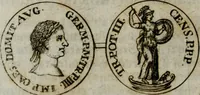 An illustration from Dissertatio de numis monetariorum veterum culpa vitiosis ... (1736)