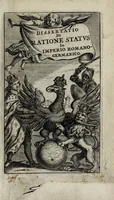 Picture 1 of 7 from Dissertatio de ratione status in imperio nostro Romano-Germanico : in qua, tum, qualisnam reverà in eo status sit ... (1647), leaf 7