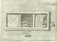 Picture 29 of 54 from Dissertatio et animadversiones ad nuper inventum Severae martyris epitaphium (1734), leaf 153