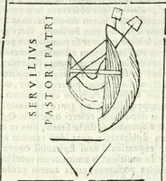 An illustration from Dissertatio et animadversiones ad nuper inventum Severae martyris epitaphium (1734)