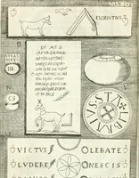 An illustration from Dissertatio et animadversiones ad nuper inventum Severae martyris epitaphium (1734)