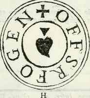 An illustration from Dissertatio et animadversiones ad nuper inventum Severae martyris epitaphium (1734)
