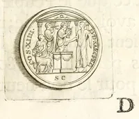 An illustration from Dissertation sur douze medailles des jeux seculaires de l'empereur Domitien. (1684)