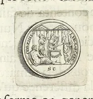 An illustration from Dissertation sur douze medailles des jeux seculaires de l'empereur Domitien. (1684)