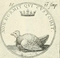 An illustration from Symbola diuina & humana pontificvm, imperatorvm, regvm : accessit breuis & facilis isagoge Iac. Typotii : ex mvsaeo Octavii de Strada civis Romani : tomus primus[-tertius] (1601)