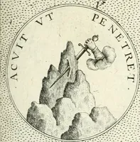 An illustration from Symbola diuina & humana pontificvm, imperatorvm, regvm : accessit breuis & facilis isagoge Iac. Typotii : ex mvsaeo Octavii de Strada civis Romani : tomus primus[-tertius] (1601)