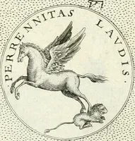 Picture 215 of 742 from Symbola diuina & humana pontificvm, imperatorvm, regvm : accessit breuis & facilis isagoge Iac. Typotii : ex mvsaeo Octavii de Strada civis Romani : tomus primus[-tertius] (1601), leaf 110