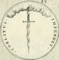 An illustration from Symbola diuina & humana pontificvm, imperatorvm, regvm : accessit breuis & facilis isagoge Iac. Typotii : ex mvsaeo Octavii de Strada civis Romani : tomus primus[-tertius] (1601)