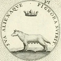 An illustration from Symbola diuina & humana pontificvm, imperatorvm, regvm : accessit breuis & facilis isagoge Iac. Typotii : ex mvsaeo Octavii de Strada civis Romani : tomus primus[-tertius] (1601)