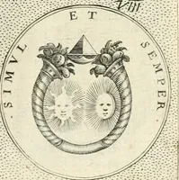 An illustration from Symbola diuina & humana pontificvm, imperatorvm, regvm : accessit breuis & facilis isagoge Iac. Typotii : ex mvsaeo Octavii de Strada civis Romani : tomus primus[-tertius] (1601)