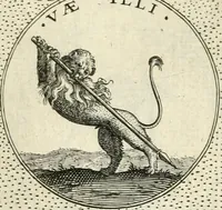 An illustration from Symbola diuina & humana pontificvm, imperatorvm, regvm : accessit breuis & facilis isagoge Iac. Typotii : ex mvsaeo Octavii de Strada civis Romani : tomus primus[-tertius] (1601)