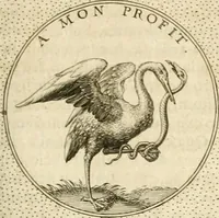 An illustration from Symbola diuina & humana pontificvm, imperatorvm, regvm : accessit breuis & facilis isagoge Iac. Typotii : ex mvsaeo Octavii de Strada civis Romani : tomus primus[-tertius] (1601)