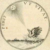 An illustration from Symbola diuina & humana pontificvm, imperatorvm, regvm : accessit breuis & facilis isagoge Iac. Typotii : ex mvsaeo Octavii de Strada civis Romani : tomus primus[-tertius] (1601)