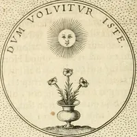 An illustration from Symbola diuina & humana pontificvm, imperatorvm, regvm : accessit breuis & facilis isagoge Iac. Typotii : ex mvsaeo Octavii de Strada civis Romani : tomus primus[-tertius] (1601)