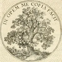 An illustration from Symbola diuina & humana pontificvm, imperatorvm, regvm : accessit breuis & facilis isagoge Iac. Typotii : ex mvsaeo Octavii de Strada civis Romani : tomus primus[-tertius] (1601)