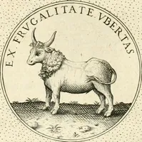 An illustration from Symbola diuina & humana pontificvm, imperatorvm, regvm : accessit breuis & facilis isagoge Iac. Typotii : ex mvsaeo Octavii de Strada civis Romani : tomus primus[-tertius] (1601)