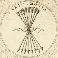 Picture 409 of 742 from Symbola diuina & humana pontificvm, imperatorvm, regvm : accessit breuis & facilis isagoge Iac. Typotii : ex mvsaeo Octavii de Strada civis Romani : tomus primus[-tertius] (1601), leaf 343