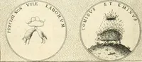 An illustration from Symbola diuina & humana pontificvm, imperatorvm, regvm : accessit breuis & facilis isagoge Iac. Typotii : ex mvsaeo Octavii de Strada civis Romani : tomus primus[-tertius] (1601)