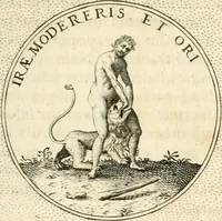 An illustration from Symbola diuina & humana pontificvm, imperatorvm, regvm : accessit breuis & facilis isagoge Iac. Typotii : ex mvsaeo Octavii de Strada civis Romani : tomus primus[-tertius] (1601)