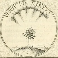 An illustration from Symbola diuina & humana pontificvm, imperatorvm, regvm : accessit breuis & facilis isagoge Iac. Typotii : ex mvsaeo Octavii de Strada civis Romani : tomus primus[-tertius] (1601)