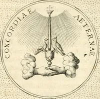 An illustration from Symbola diuina & humana pontificvm, imperatorvm, regvm : accessit breuis & facilis isagoge Iac. Typotii : ex mvsaeo Octavii de Strada civis Romani : tomus primus[-tertius] (1601)